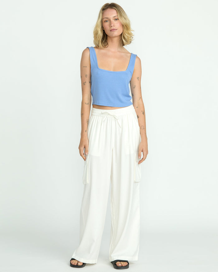 Women's Coco Ho Beach Pants-Star White-Volcom