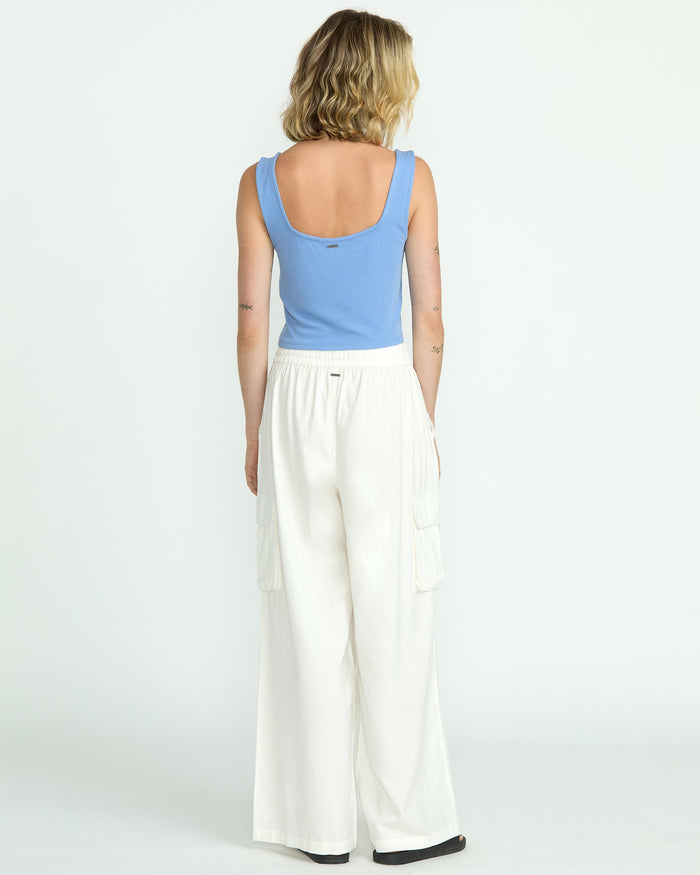 Women's Coco Ho Beach Pants-Star White-Volcom