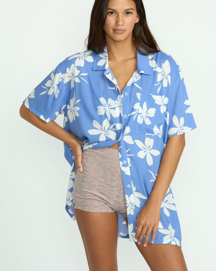 Women's Coco Ho Short Sleeve Cover Up--Volcom