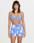 Women's Coco Island Vintage 2" Boardshorts-Light Blue Acid-Volcom
