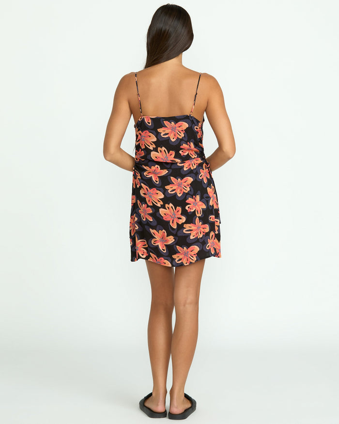 Women's Deep Tropix Dress-Black-Volcom