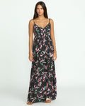 Women's Dream In Bloom Dress-Black-Volcom