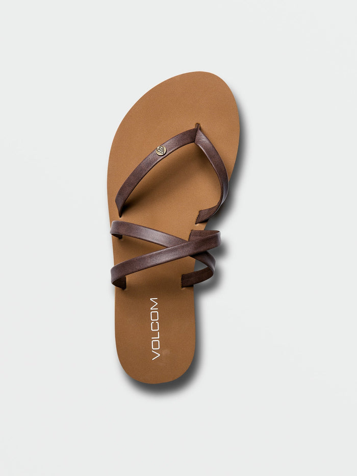 Women's Easy Breezy II Sandals-Brown-Volcom