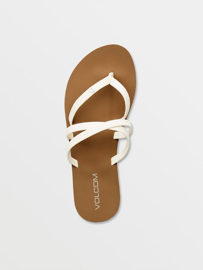 Women's Easy Breezy II Sandals-White-Volcom
