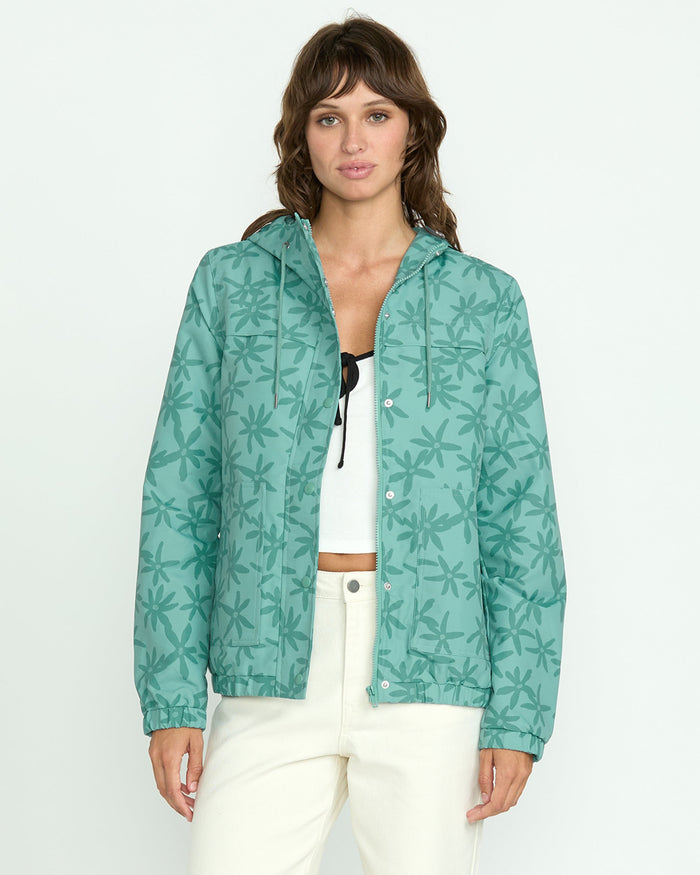 Women's Enemy Stone Jacket-Stormy Blue-Volcom