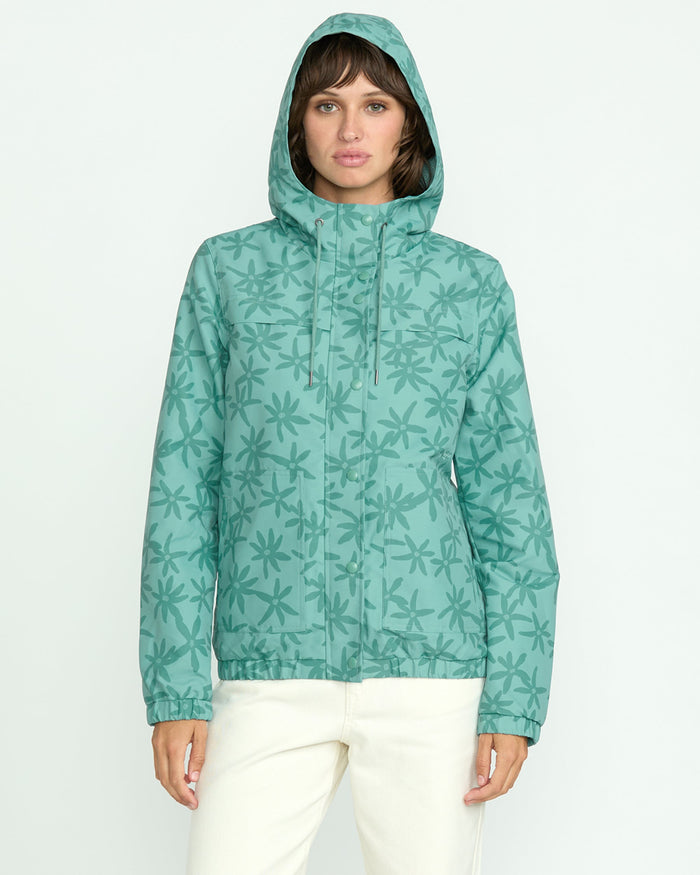 Women's Enemy Stone Jacket-Stormy Blue-Volcom