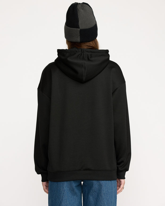Women's Essential Hydro Hoodie-Black-Volcom