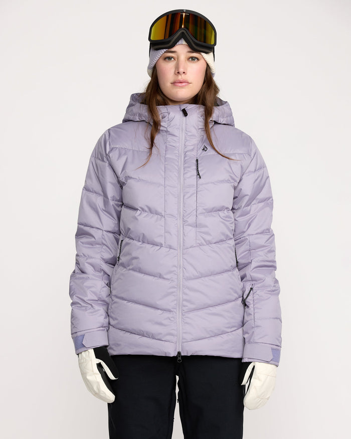 Women's Estes Puff Jacket-Lavender Aura-Volcom