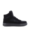 Women's Evolve Safety Toe High Top Work Sneakers-Triple Black-Volcom