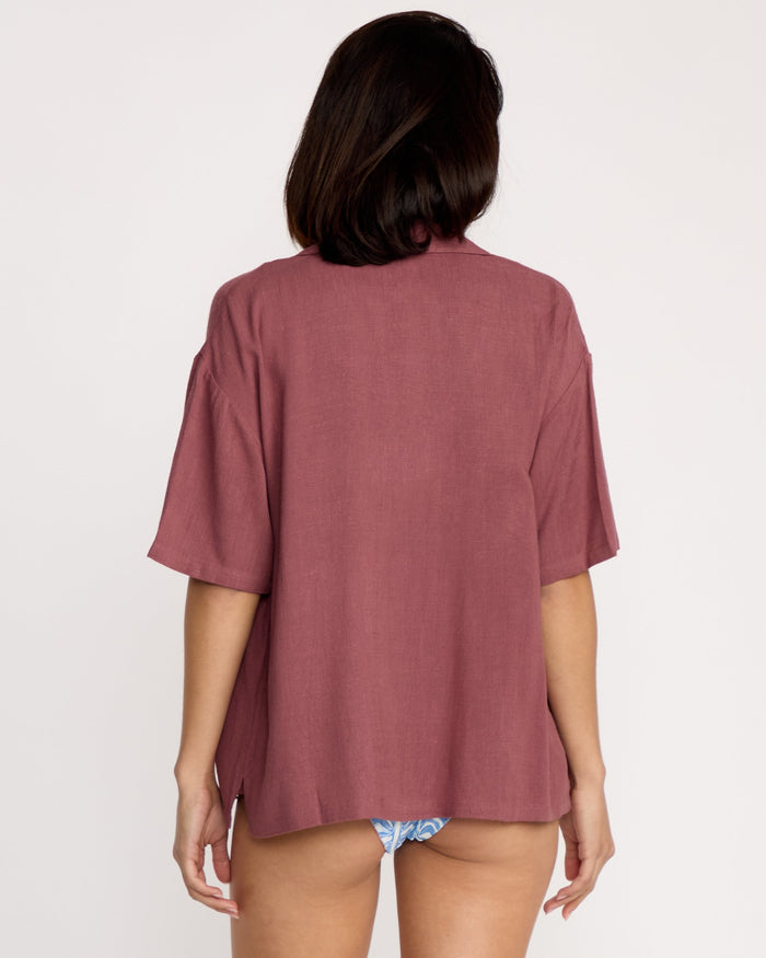 Volcom Women's Featured Artist Emma Rushton Short Sleeve Shirt