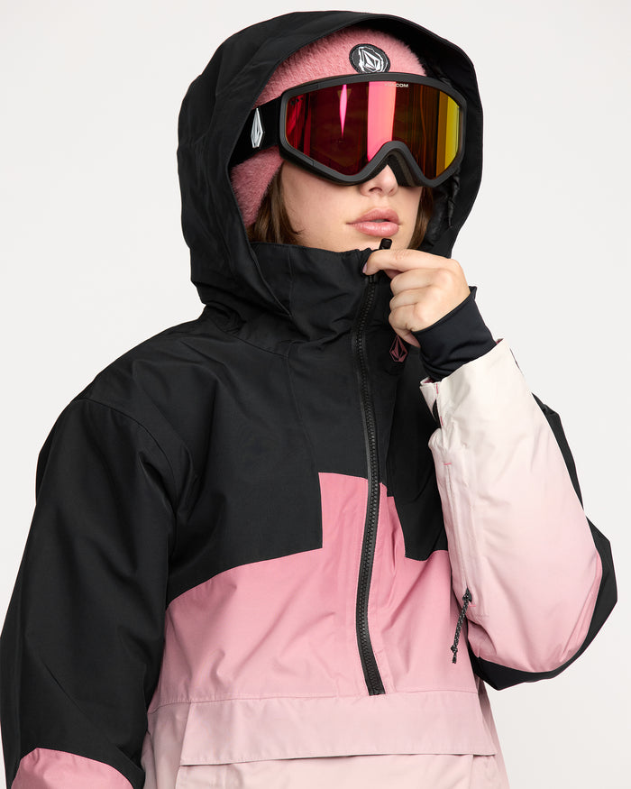 Women's Fern Insulated Gore Pullover-Mesa Rose-Volcom
