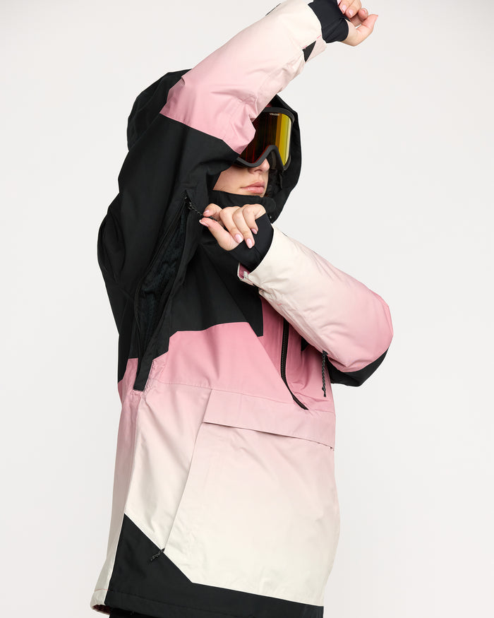 Women's Fern Insulated Gore Pullover-Mesa Rose-Volcom