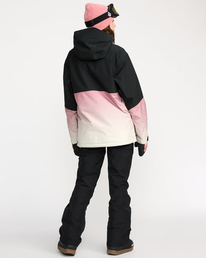 Volcom Women's Fern Insulated Gore Pullover Mesa Rose