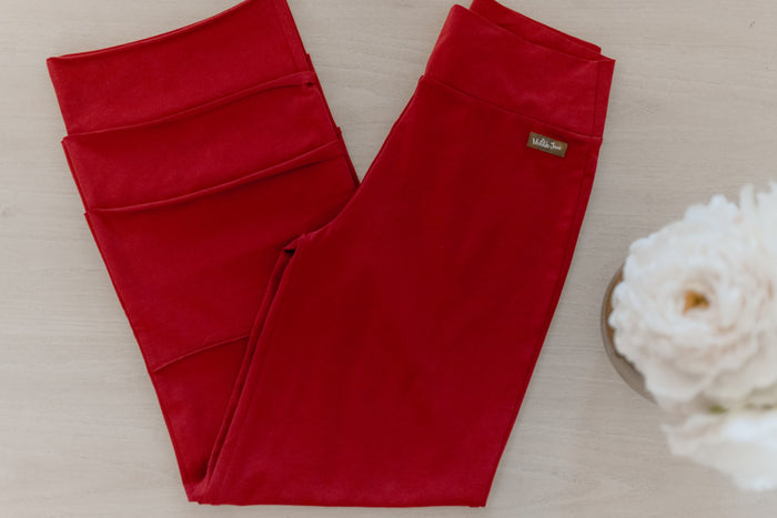 Women's Finn Pants | Merry In Cranberry