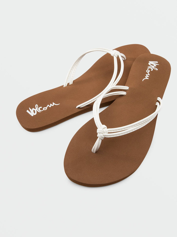 Women's Forever and Ever II Sandals-White-Volcom