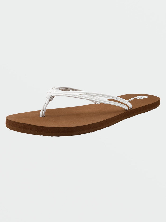 Women's Forever and Ever II Sandals-White-Volcom