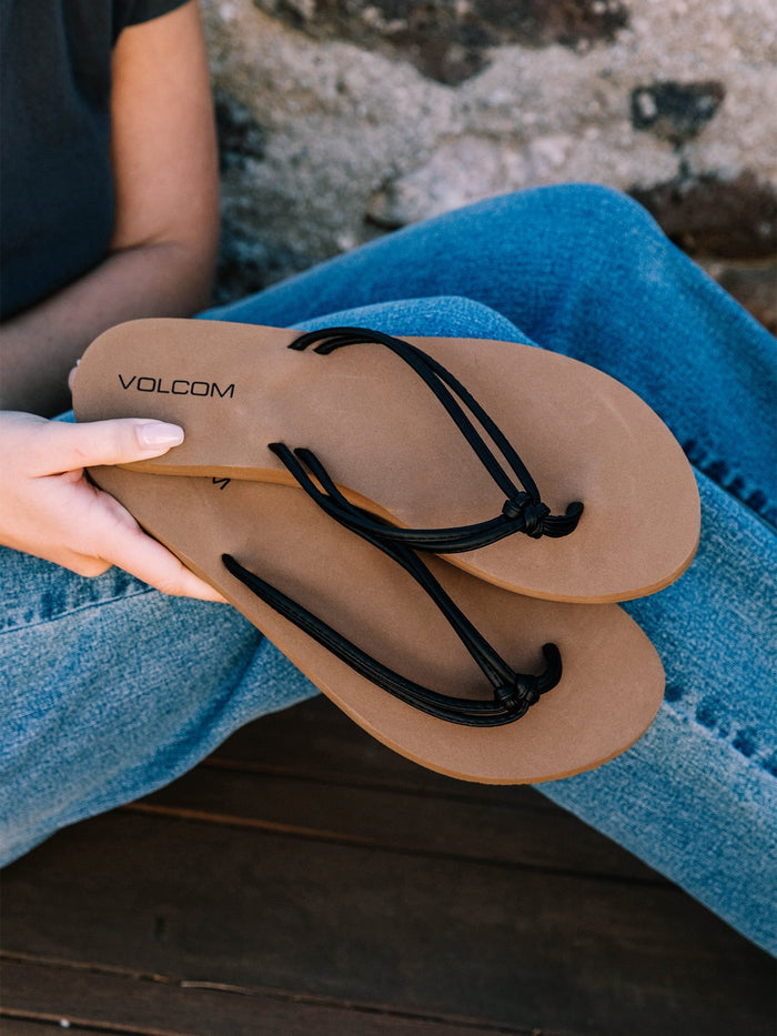 Women's Forever and Ever II Sandals-Black-Volcom