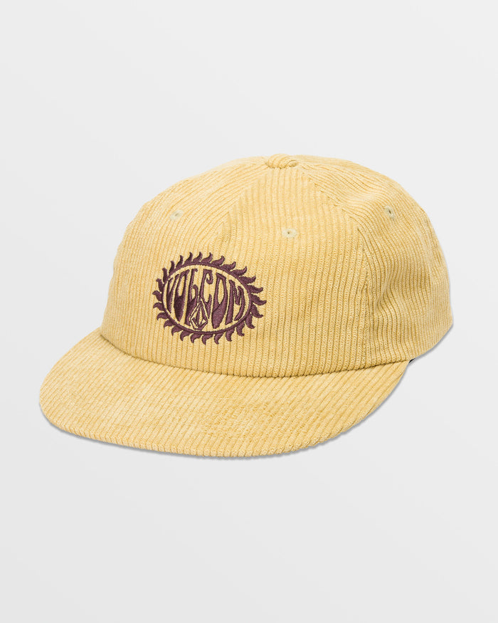 Women's Full Stone Dad Hat-Dust Yellow-Volcom