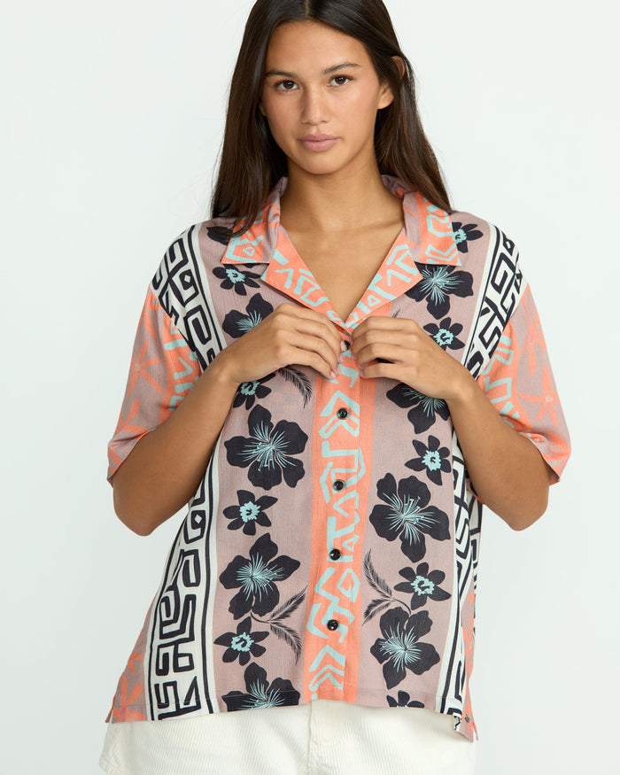 Women's Funtastical Shirt-Multi-Volcom