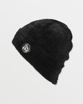 Fuzz Teddy Beanie-Black-Volcom