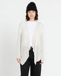 Women's Go Go Wrap Cardigan-Oat-Volcom