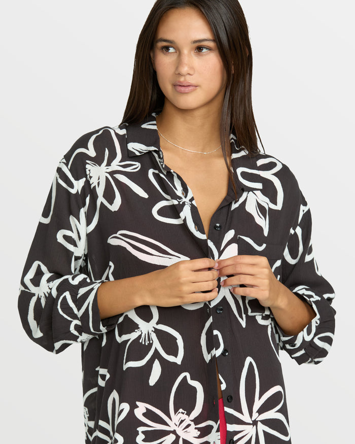 Women's Gotta B U Boo Cover-Black-Volcom