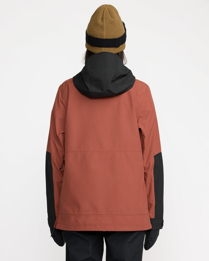 Women's Harlan Pullover-Henna-Volcom
