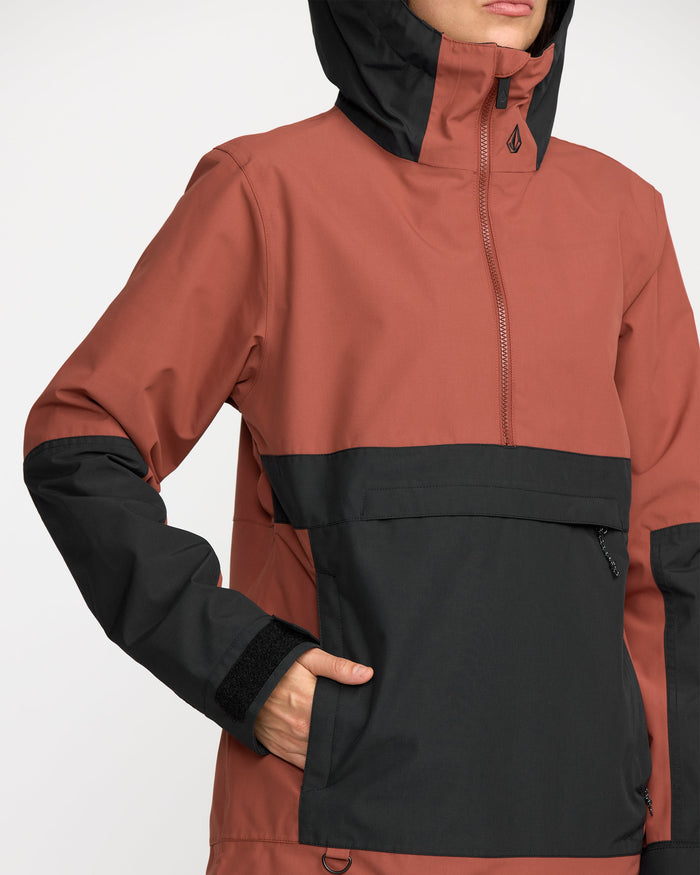 Women's Harlan Pullover-Henna-Volcom