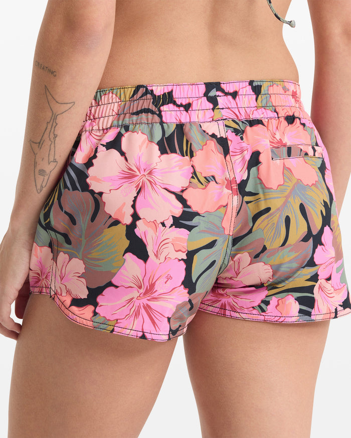 Women's Island Time Boardshorts-Multi-Volcom