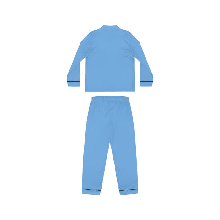 Women's Light Blue Satin Pajama Set — Luxurious Sleepwear - 314 Originals