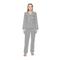 Women's Light Grey Satin Pajama Set — Luxurious Sleepwear - 314 Originals