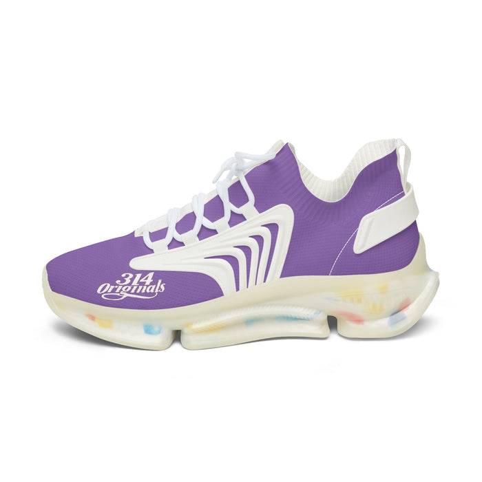 Women's Light Purple Mesh Sneakers — Lightweight Athletic Running Shoes with '314 Originals' Accent - 314 Originals
