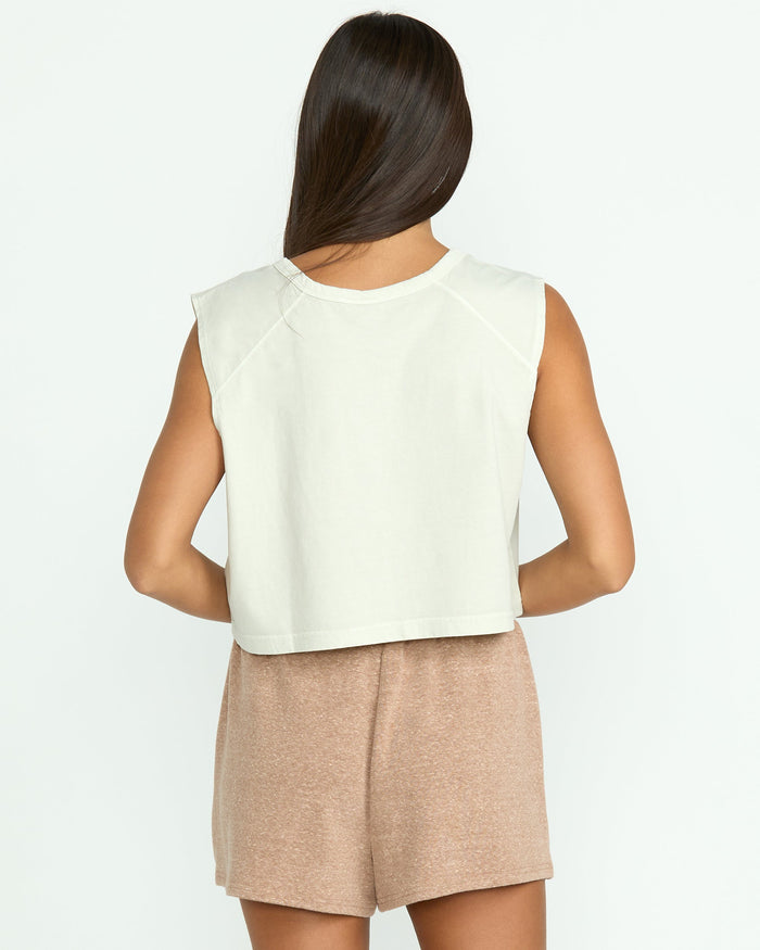 Women's Lil Muscle Tank-Stone-Volcom