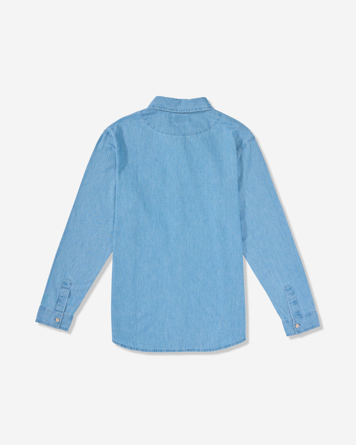 Women's Lived In Button Up-Chambray-Volcom