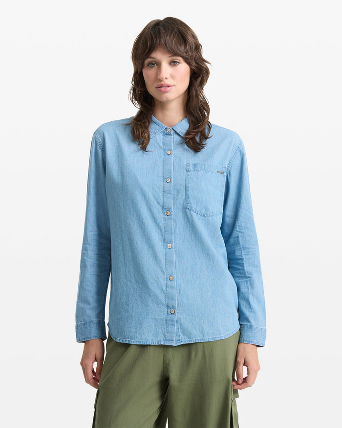 Volcom Women's Lived In Button Up