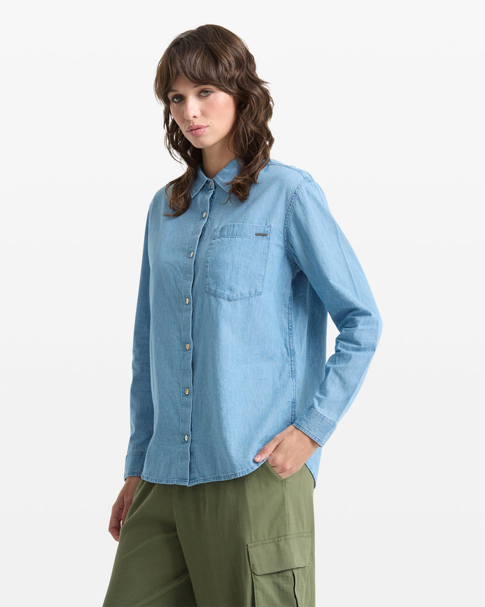 Volcom Women's Lived In Button Up