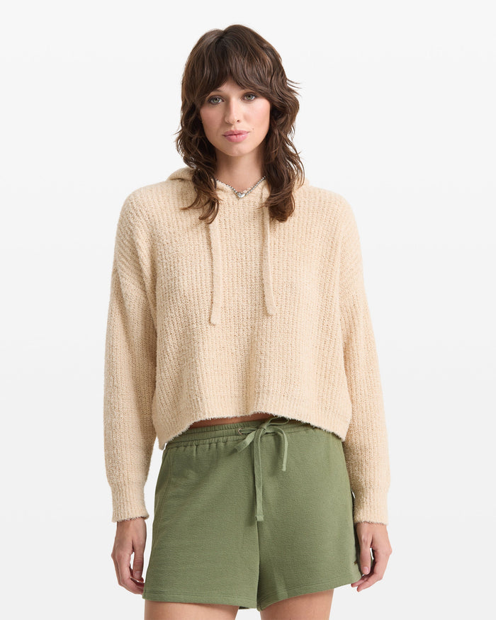 Women's Lived In Sweater-Oat-Volcom