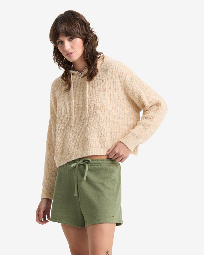 Women's Lived In Sweater-Oat-Volcom