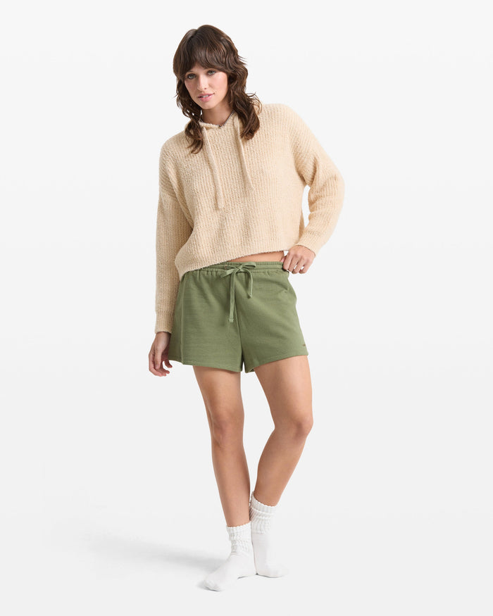 Women's Lived In Sweater-Oat-Volcom
