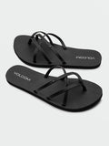 Women's New School II Sandals-Black Out-Volcom