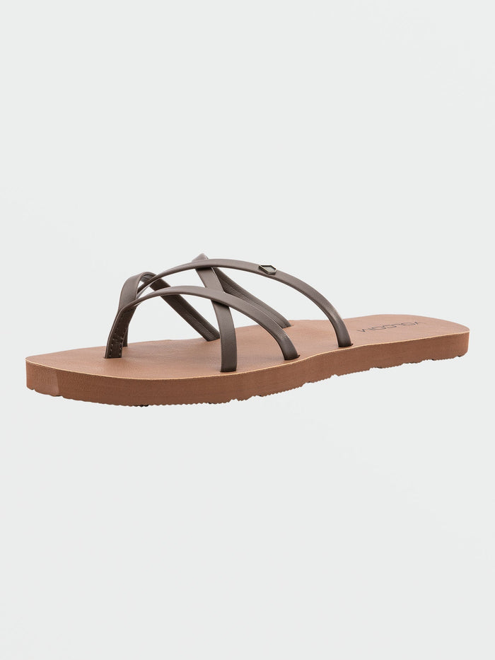 Women's New School II Sandals-Brown-Volcom