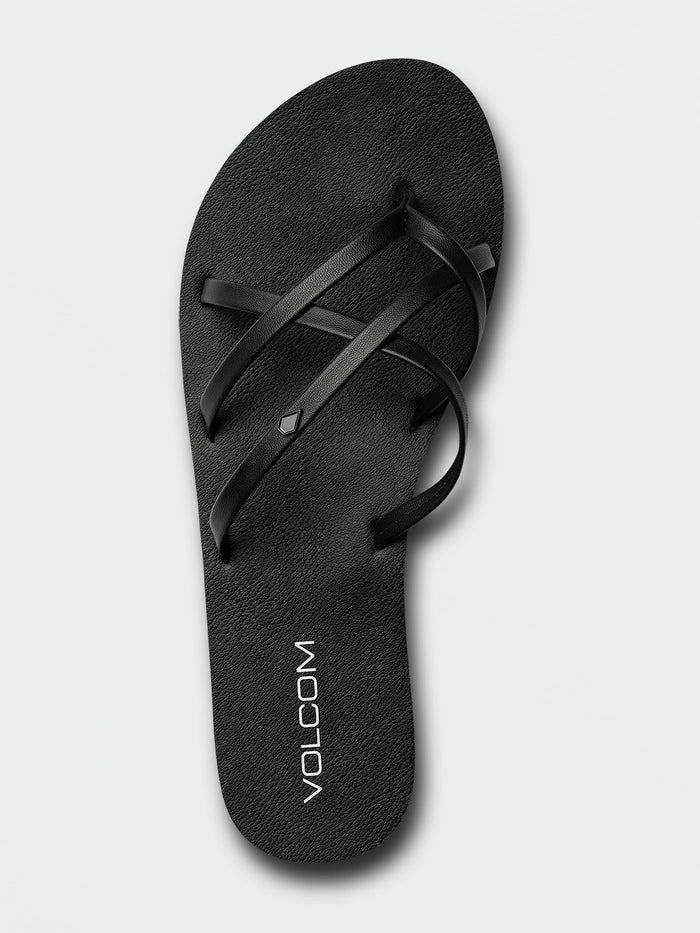 Women's New School II Sandals-Black Out-Volcom
