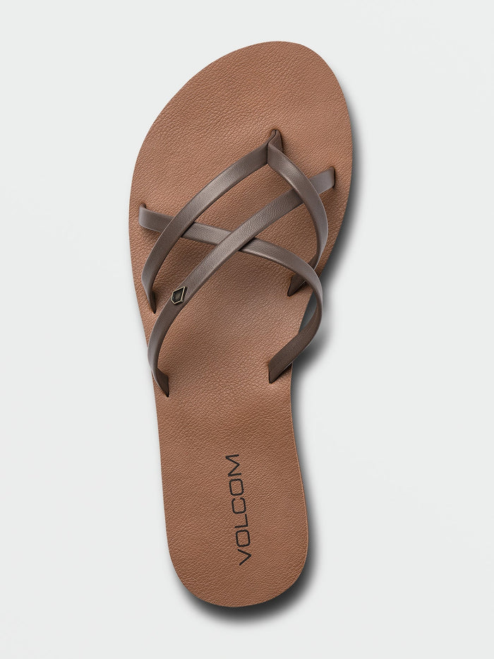 Women's New School II Sandals-Brown-Volcom