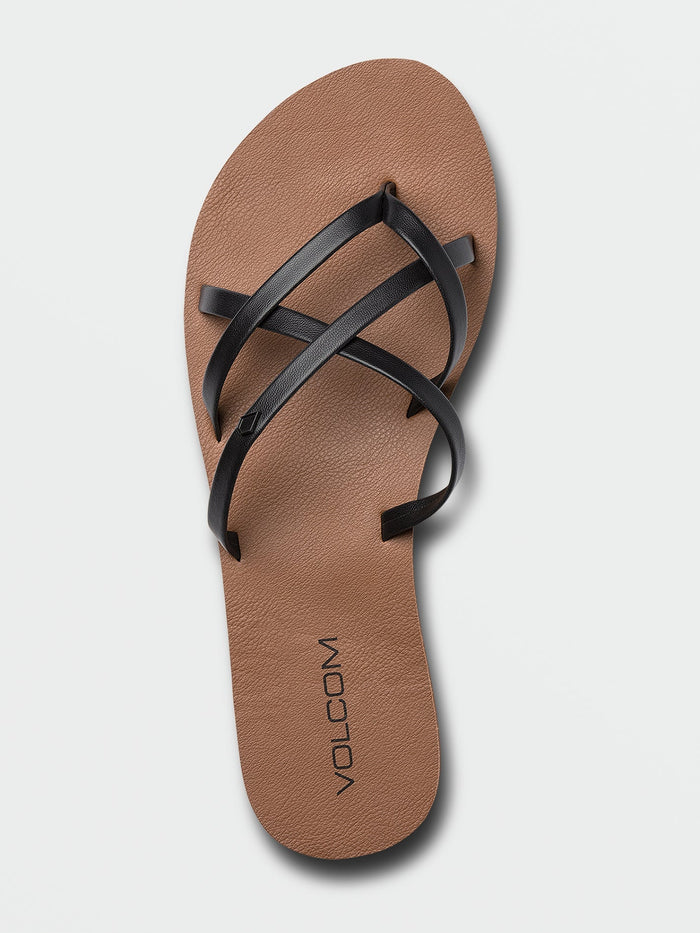 Women's New School II Sandals-Black-Volcom