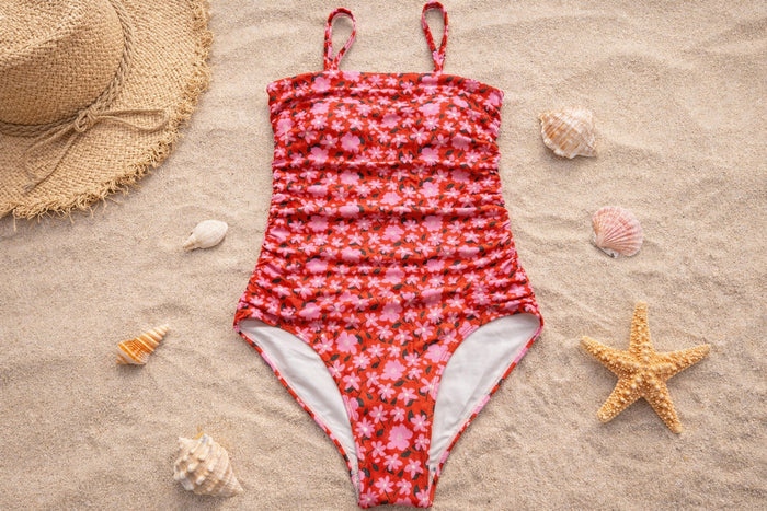 Women's One Piece Swimsuit | Flower Power