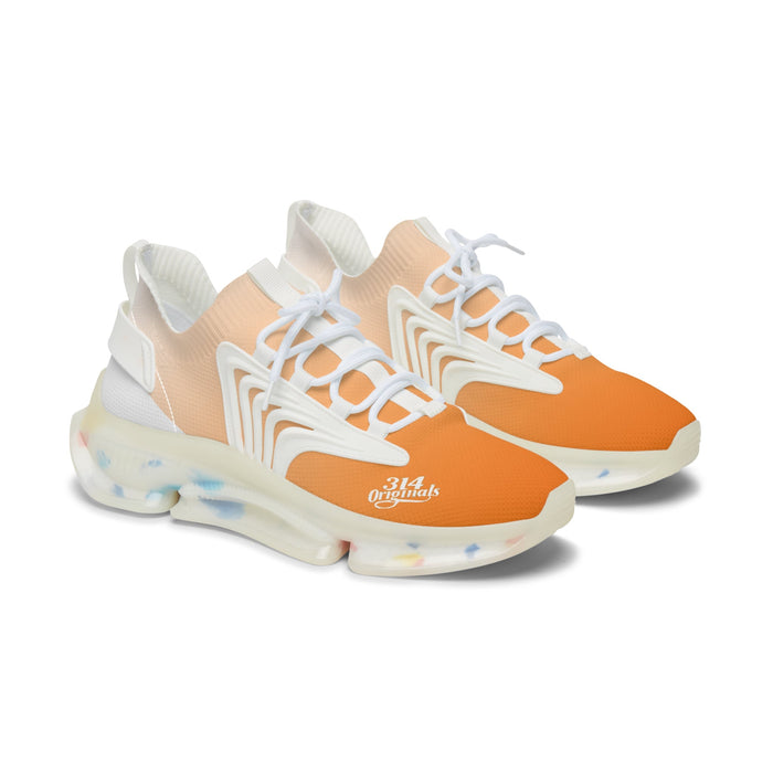 Women's Orange Crush Mesh Sneakers — Lightweight Breathable Running Shoes - 314 Originals