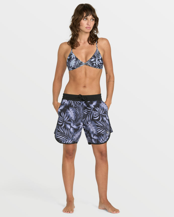 Women's Paradise Dreamer Boyfriend 6" Boardshorts-Black-Volcom