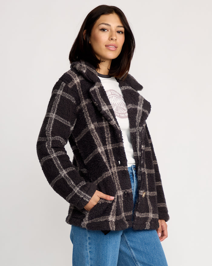 Women's Polar Puff Jacket-Vintage Black-Volcom