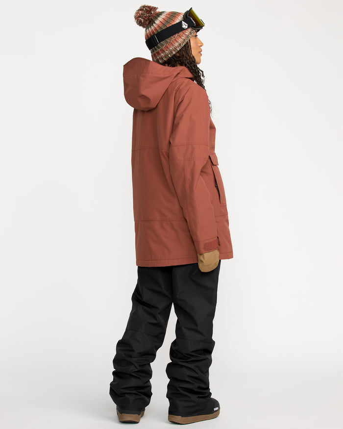 Women's Qc Cruiser Insulated Parka-Henna-Volcom