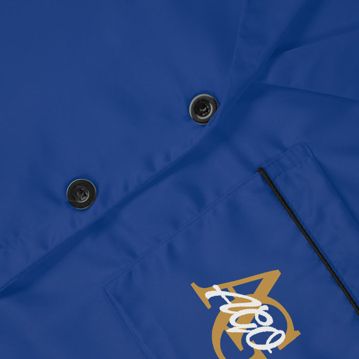 Women's Royal Blue Satin Pajama Set — Luxurious Sleepwear - 314 Originals